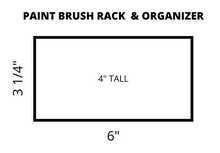 Load image into Gallery viewer, ABR Paint Brush Rack & Organizer