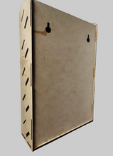 Load image into Gallery viewer, An image of the back of the wall mount ABR acrylic paint bottle rack