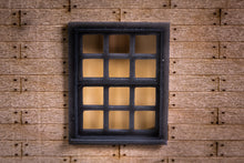 Load image into Gallery viewer, 12 Pane Window (Double Hung) - Set of 4 - HO Scale