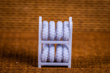 Load image into Gallery viewer, Various Tires & Tire Racks – 48 pack – HO Scale