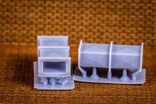 Load image into Gallery viewer, Air conditioner duct sections 12w 8h – 11 pack – HO Scale