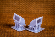 Load image into Gallery viewer, Air conditioner duct 90d/45d sections 90d/45d elbows 12w 8h – 12 pack – HO Scale