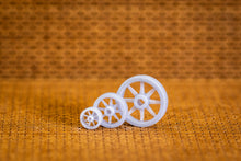 Load image into Gallery viewer, Belt Pulley Wheels – 24 pack – HO Scale