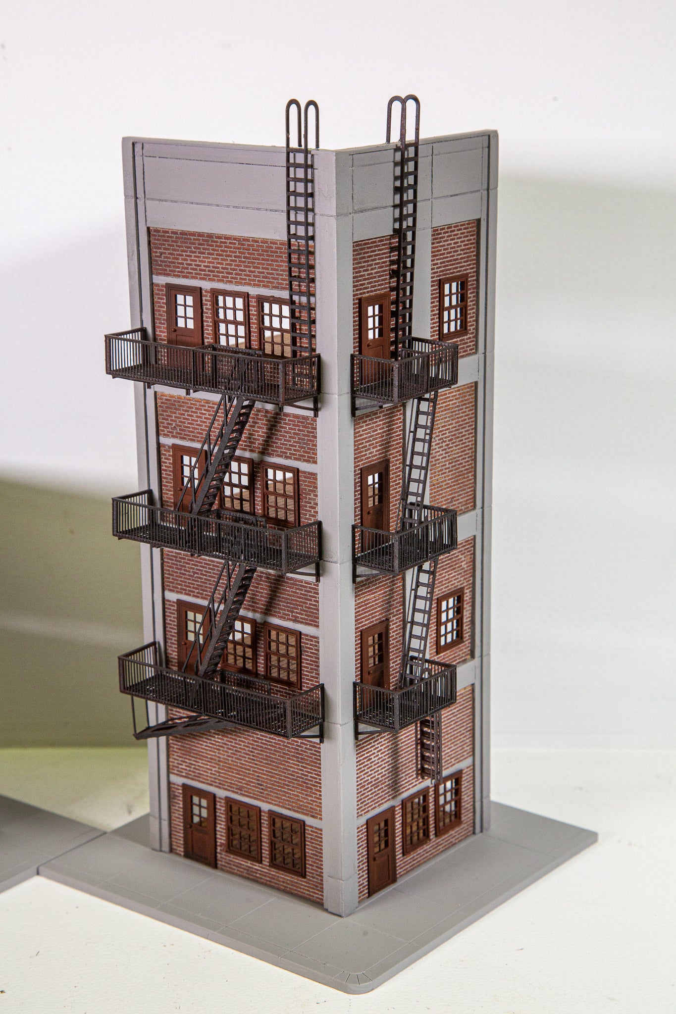 RESERVED sale FOR RUBEN(Fire escape diorama!!!!)