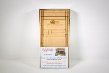 Load image into Gallery viewer, HO Scale - 2 storey, 2 opening, concrete, brick & window modular panel