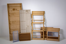 Load image into Gallery viewer, HO Scale - 3 storey, 2 opening, concrete, brick & window modular panel