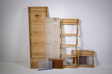 Load image into Gallery viewer, HO Scale - 4 storey, 1 opening, brick & window modular panel