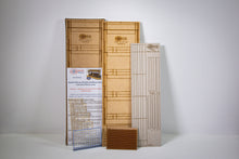 Load image into Gallery viewer, HO Scale - 4 storey, 1 opening, brick & window modular panel