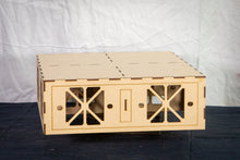 Load image into Gallery viewer, Base module for model railroad baseboard – 300mm x 300mm