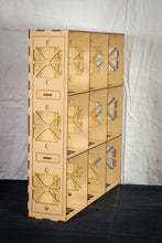 Load image into Gallery viewer, Base module section for model railroad baseboard – 450mm x 450mm