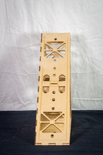 Load image into Gallery viewer, Base module section for model railroad baseboard 45 degree corner kit – 300mm x 300mm x 45d