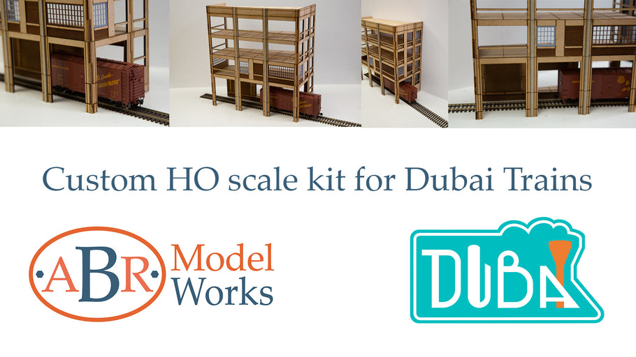 Custom HO scale kit for Dubai Trains