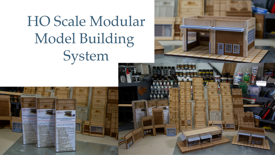HO Scale Modular Model Building System over view