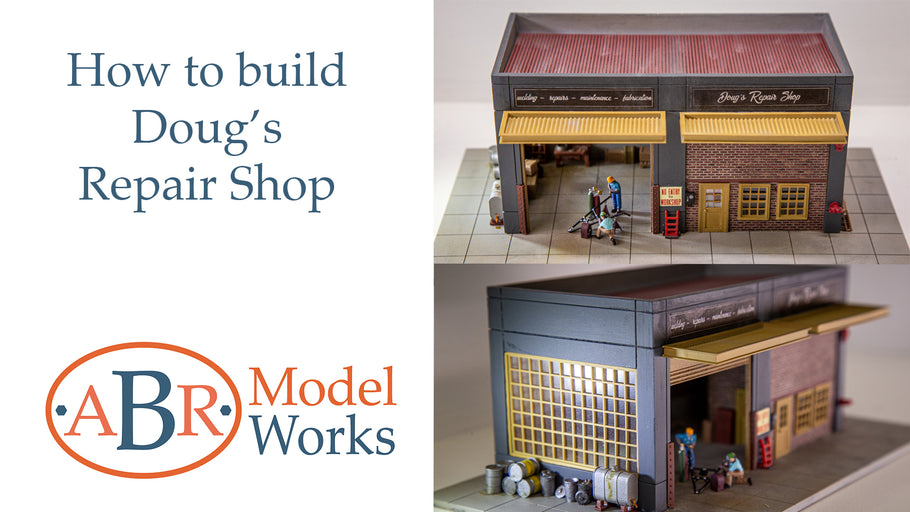 Assembly Model Shop Model railway videos on making HO scale buildings – ABR Model Works