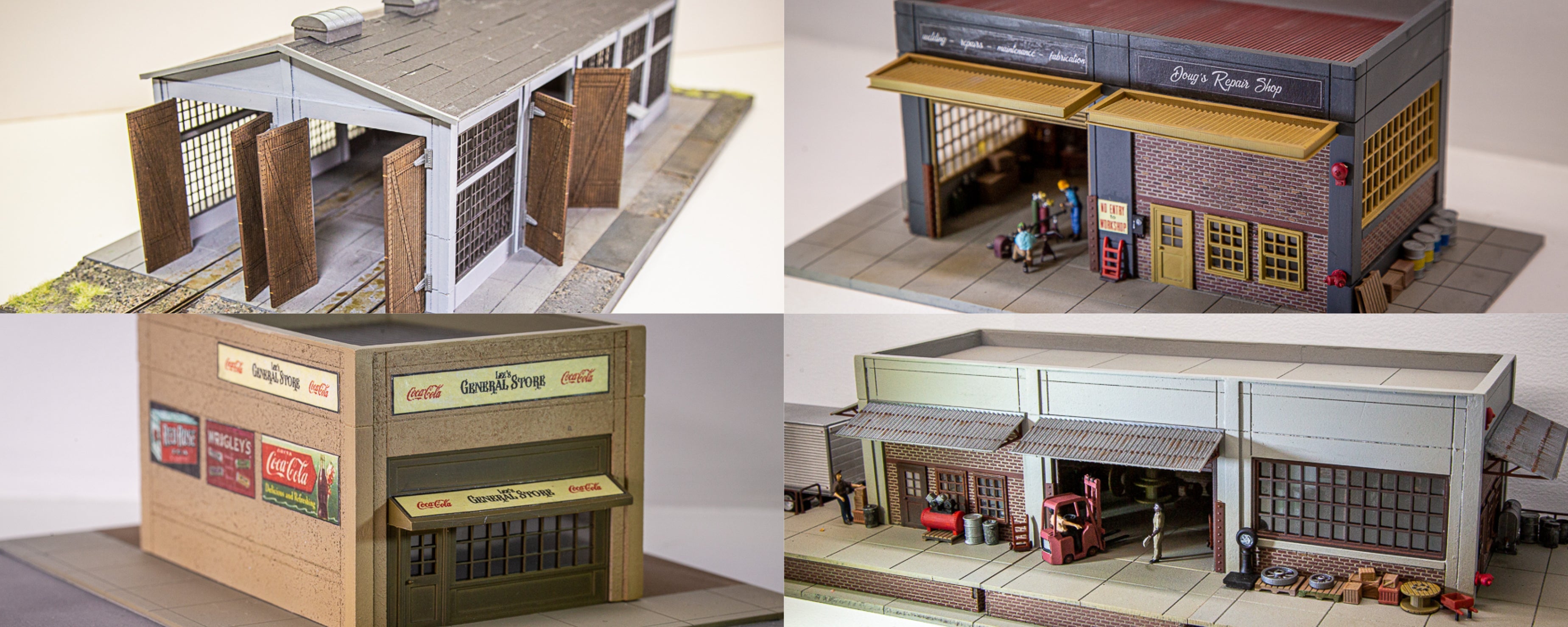 HO Scale Complete Building Kits – ABR Model Works