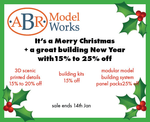 ABR Model Works model railroad buildings 3D printed parts HO & N Scale