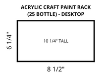 Load image into Gallery viewer, ABR Acrylic Craft Paint Rack - (25 Bottle) Desktop
