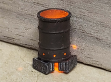 Load image into Gallery viewer, 9V Lighted Burn Barrel Kit - HO Scale

