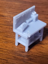 Load image into Gallery viewer, Small Workbench With Tools - Each - HO Scale
