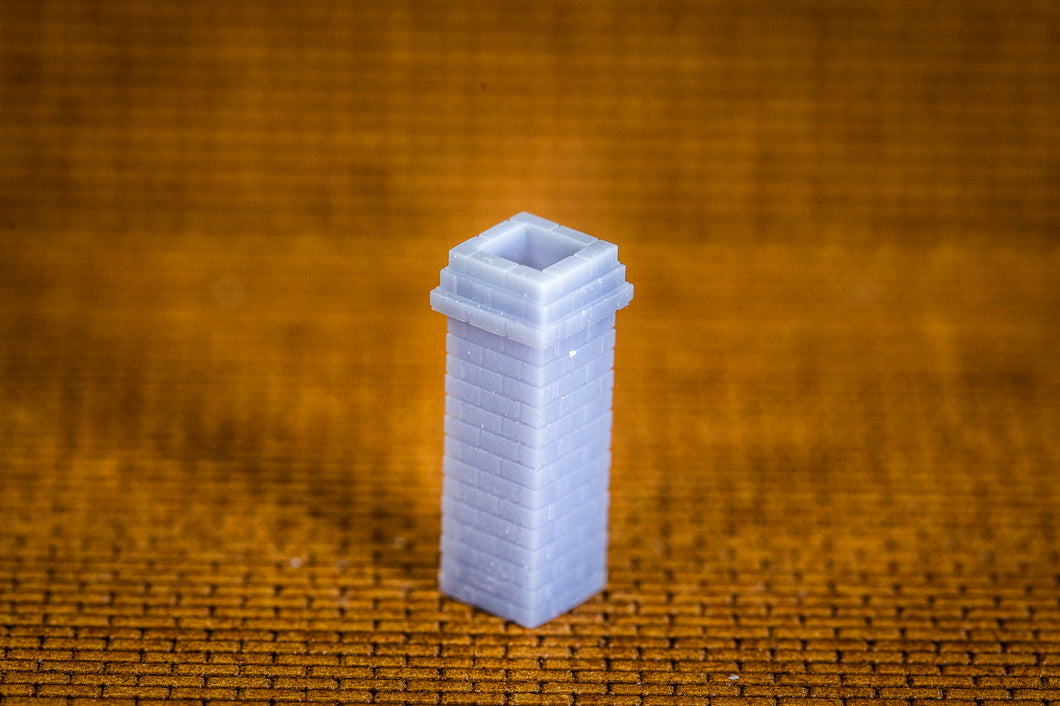 Chimney Brick - 6w 6d 21h - Each - HO Scale