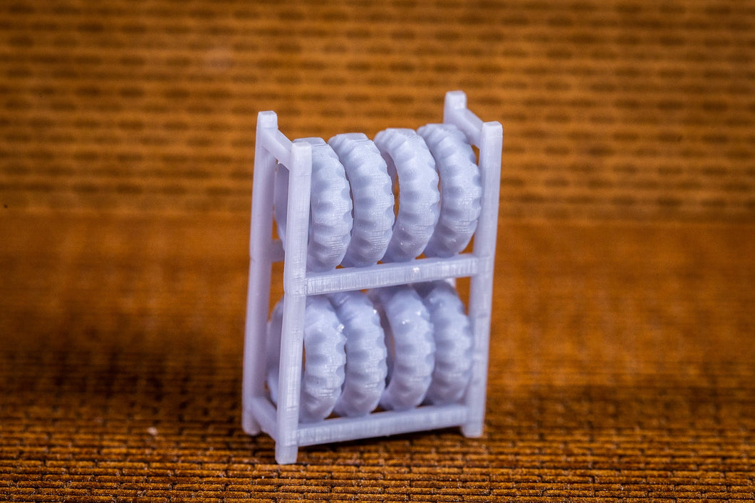 Tire Rack (Truck Tires) - N Scale