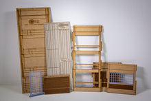 Load image into Gallery viewer, HO Scale - 3 storey, 2 opening, concrete, brick &amp; window modular panel
