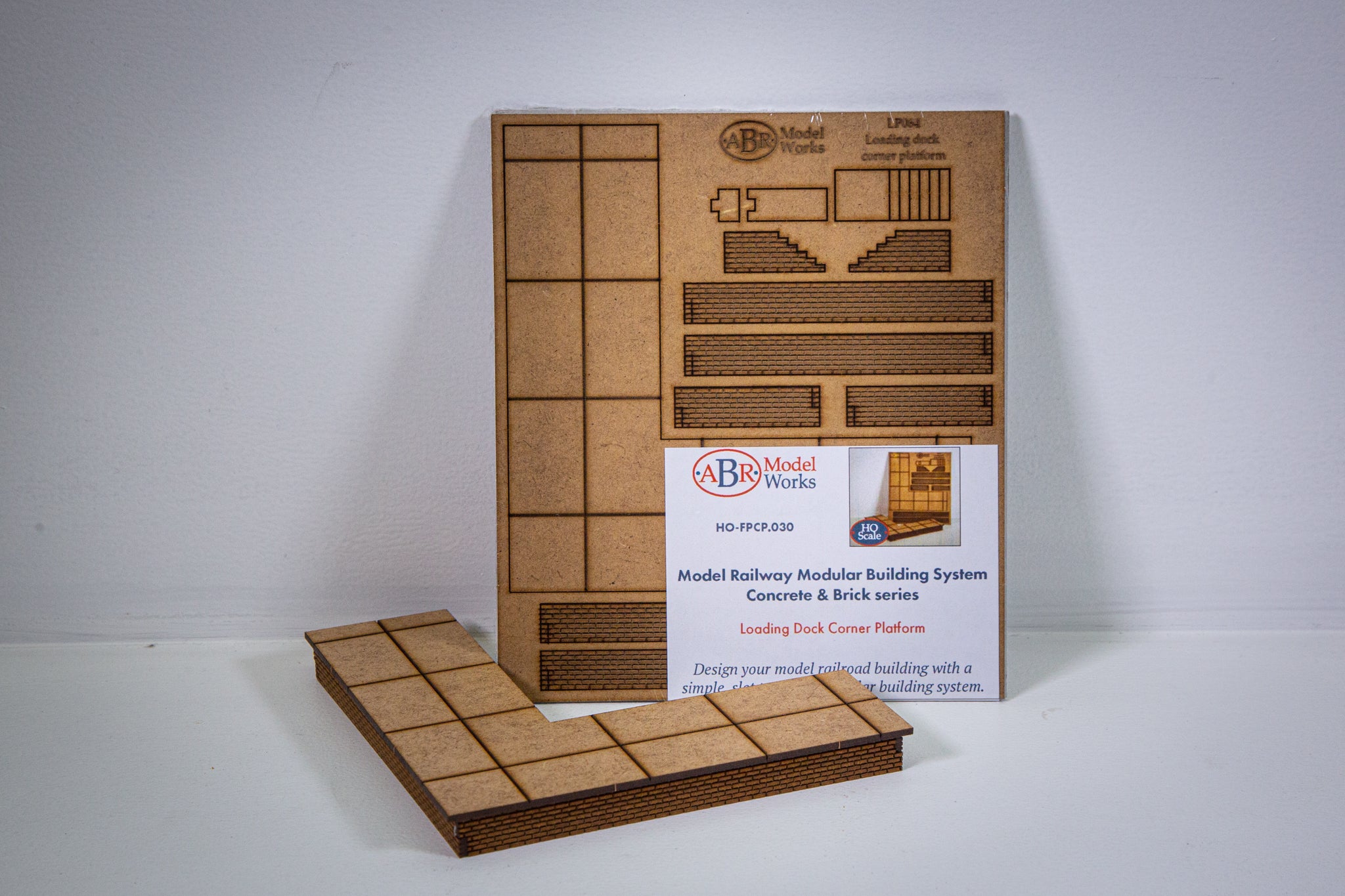 HO Scale - Loading Dock Corner Platform Pack – ABR Model Works