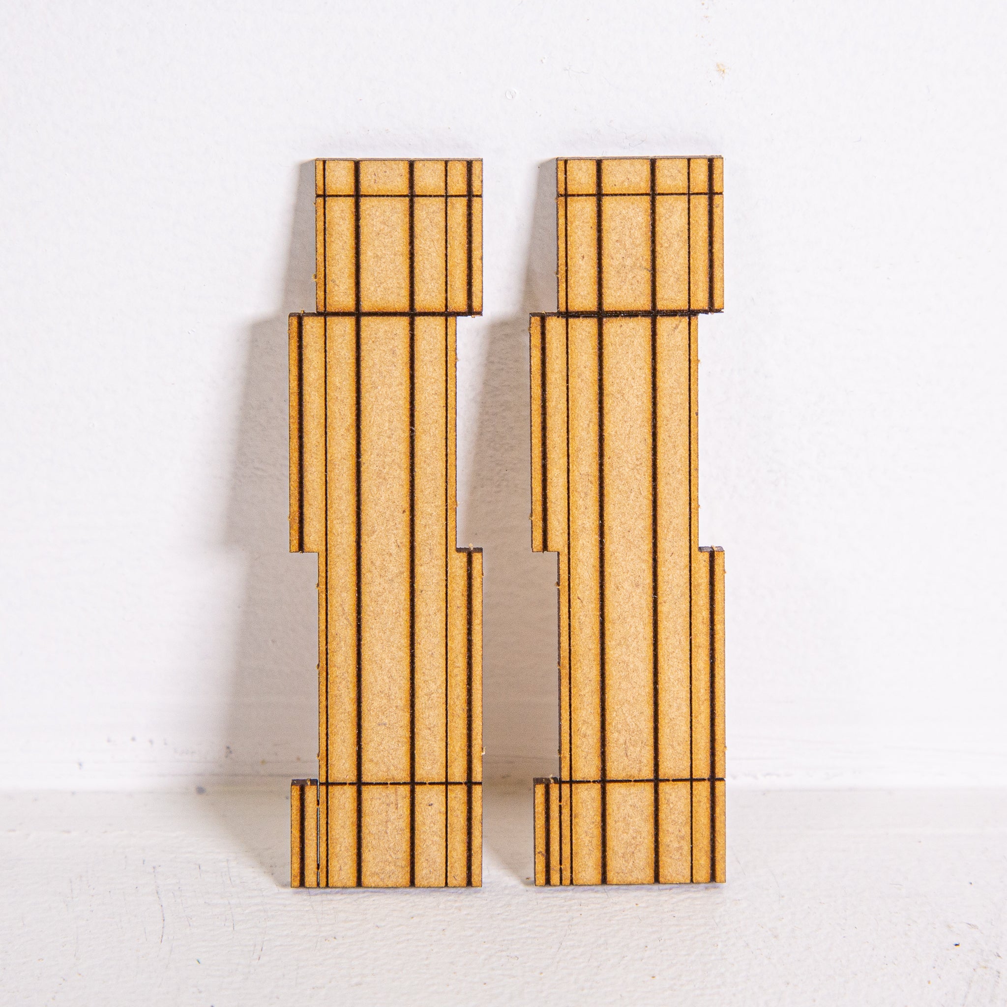 LP013 - HO Scale - Concrete modular model qtr-width wall panel 0 openi ...