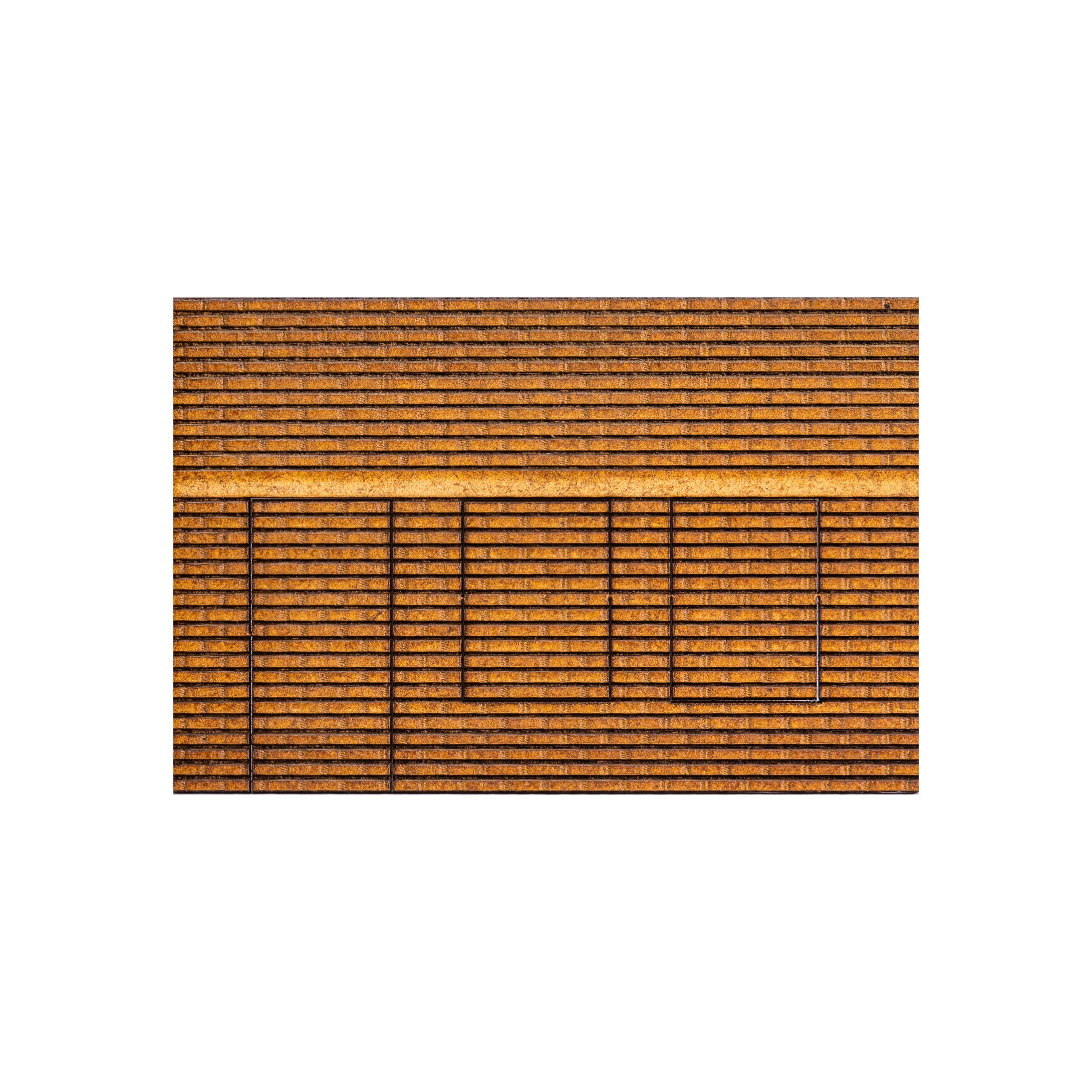 LP030 - HO Scale - Brick panel insert 1 door 2 window openings - fits opening size A