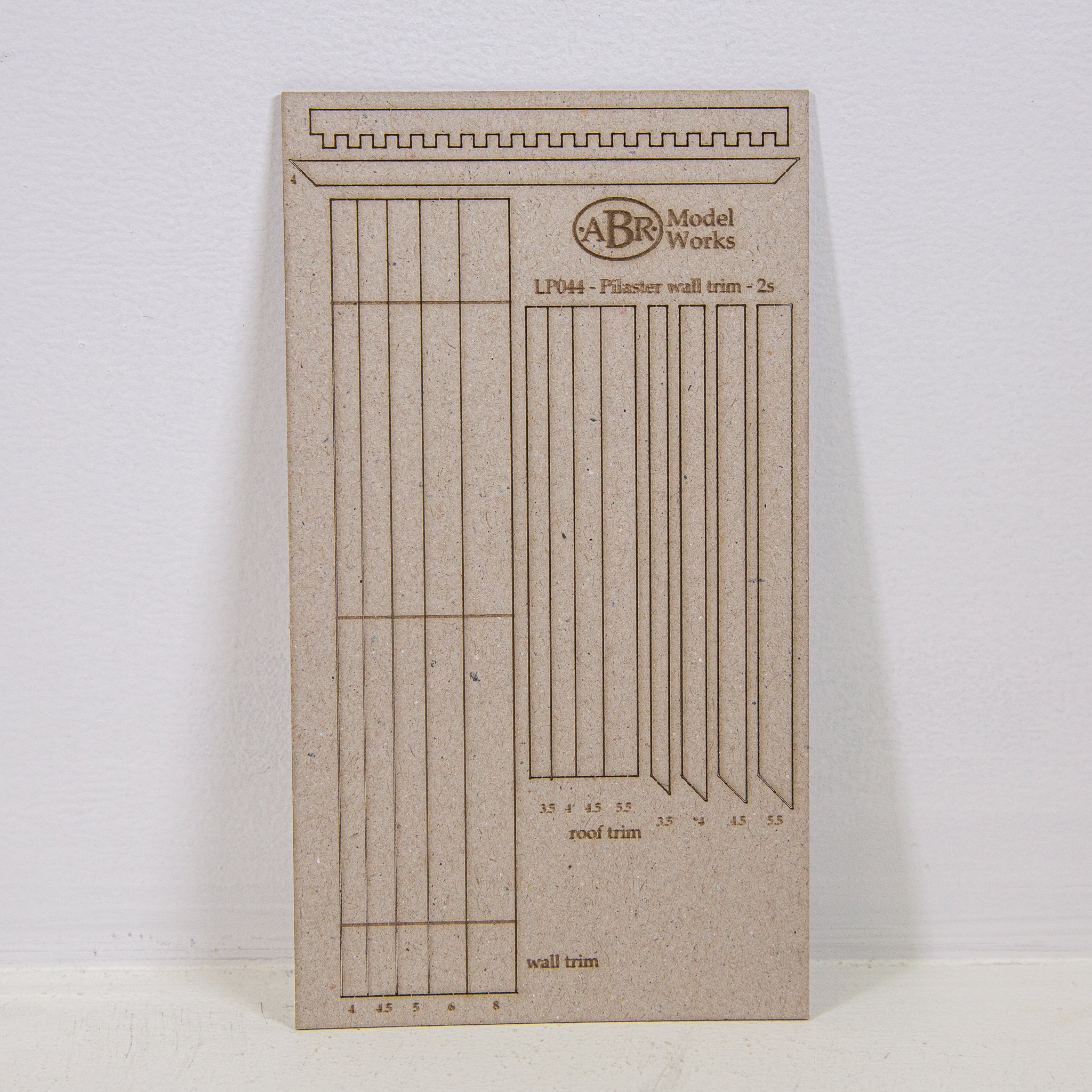 LP044 - HO Scale - Pilaster wall trim, 2 storey