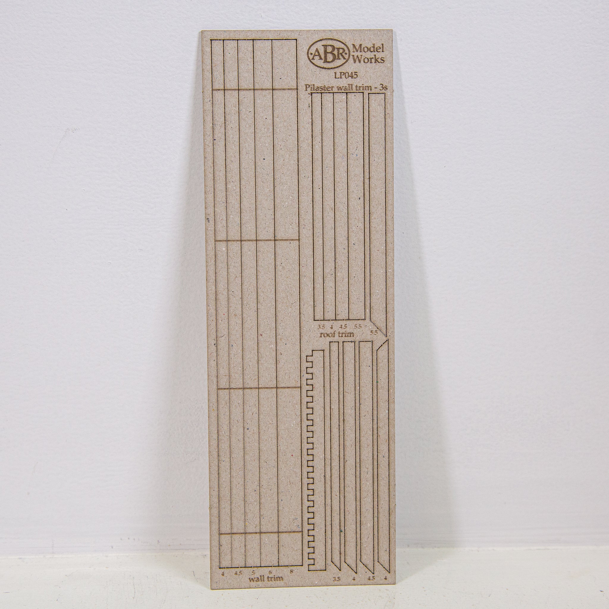 LP045 - HO Scale - Pilaster wall trim, 3 storey