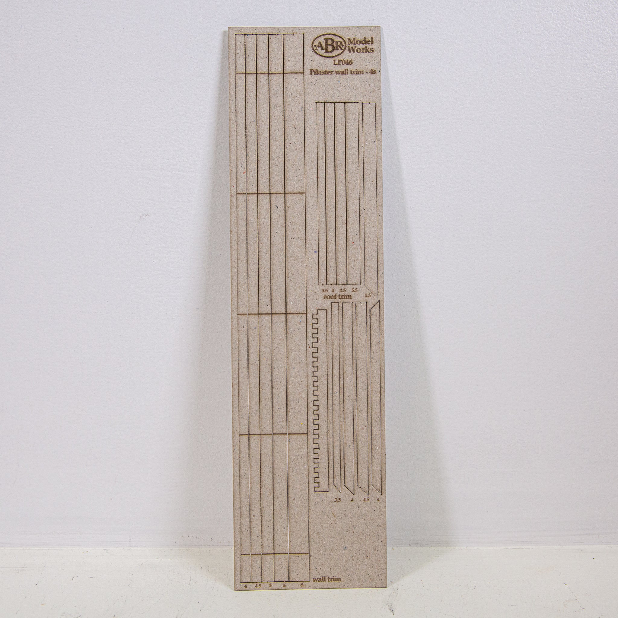 LP046 - HO Scale - Pilaster wall trim, 4 storey