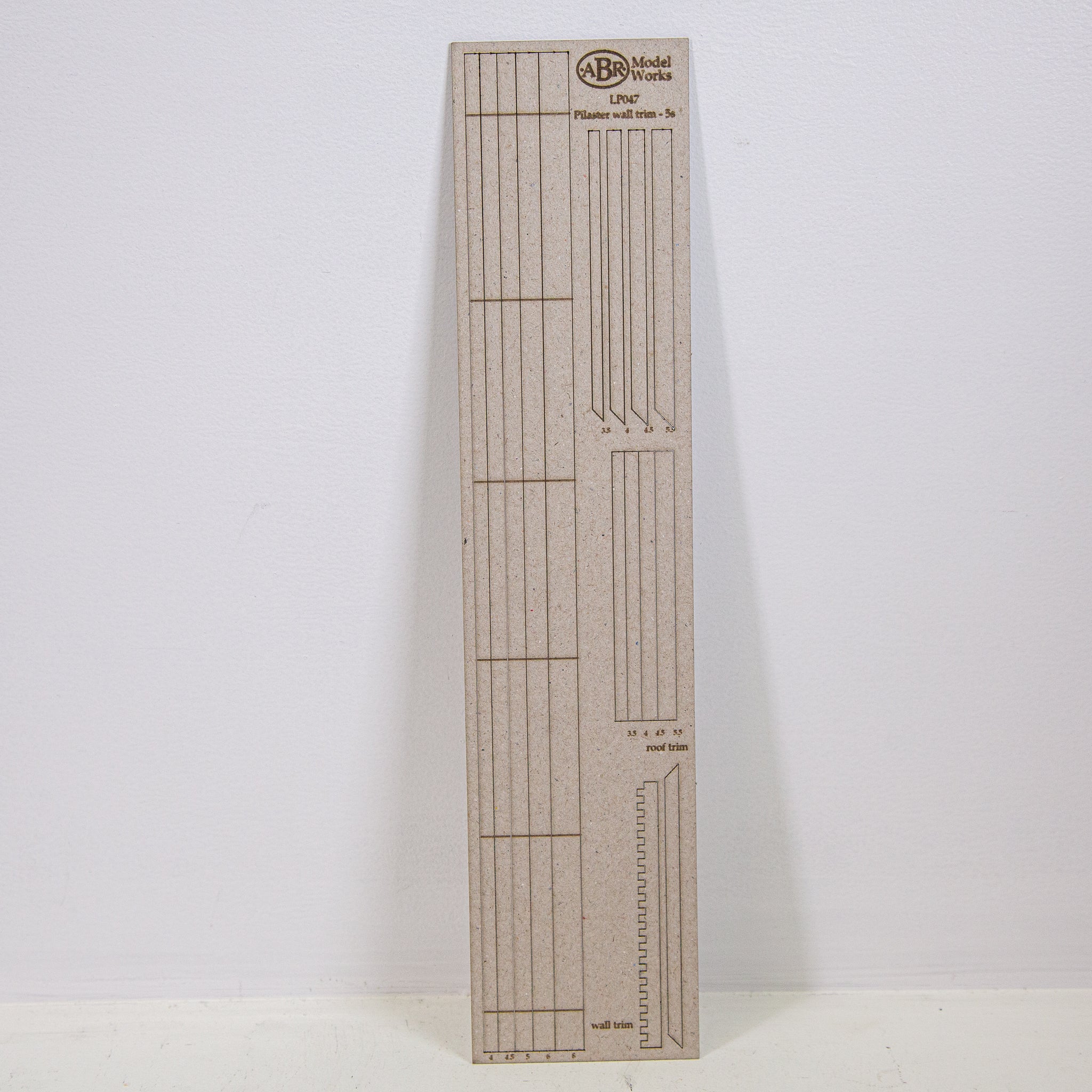 LP047 - HO Scale - Pilaster wall trim, 5 storey