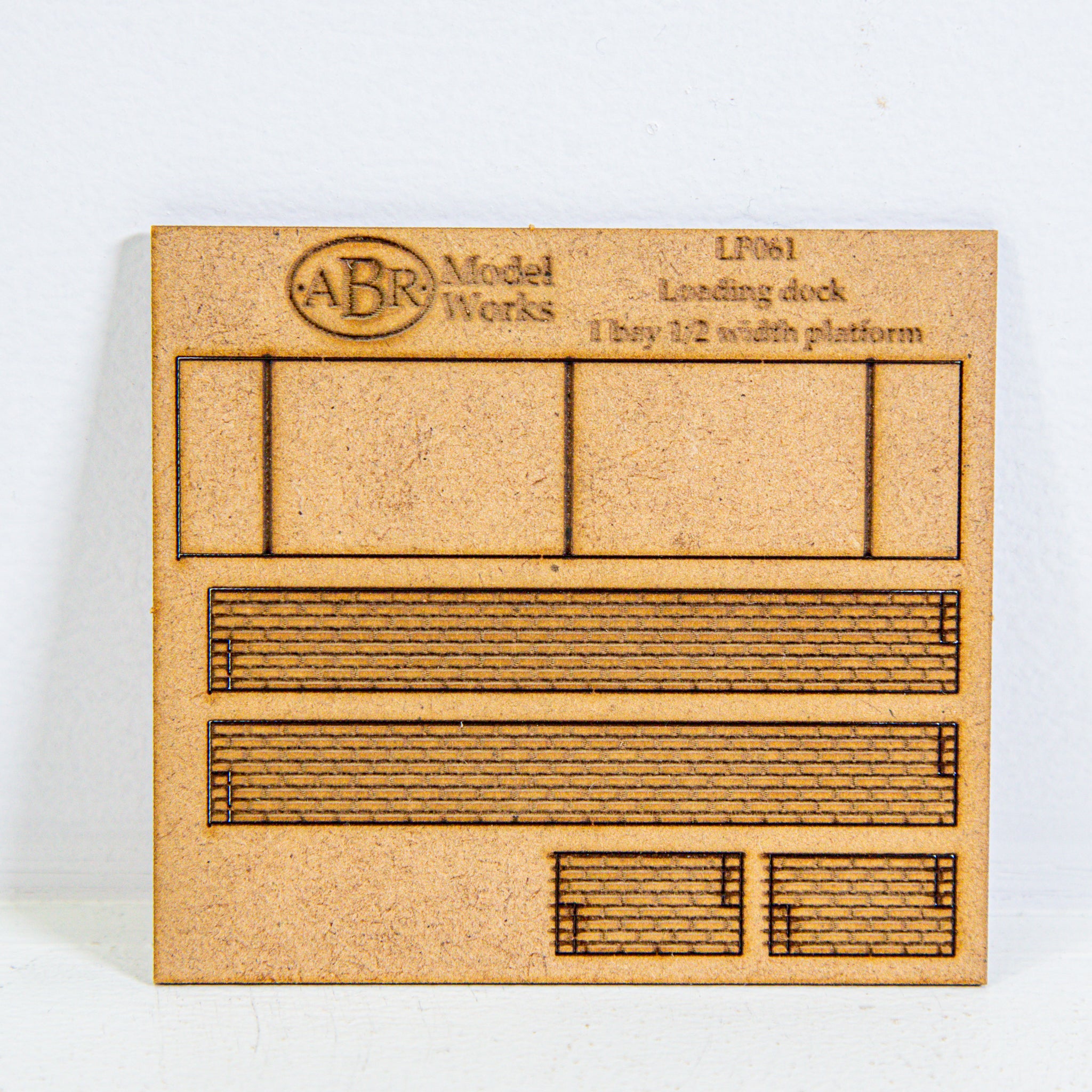LP061 - HO Scale - Loading Dock Platform - Half width – ABR Model Works