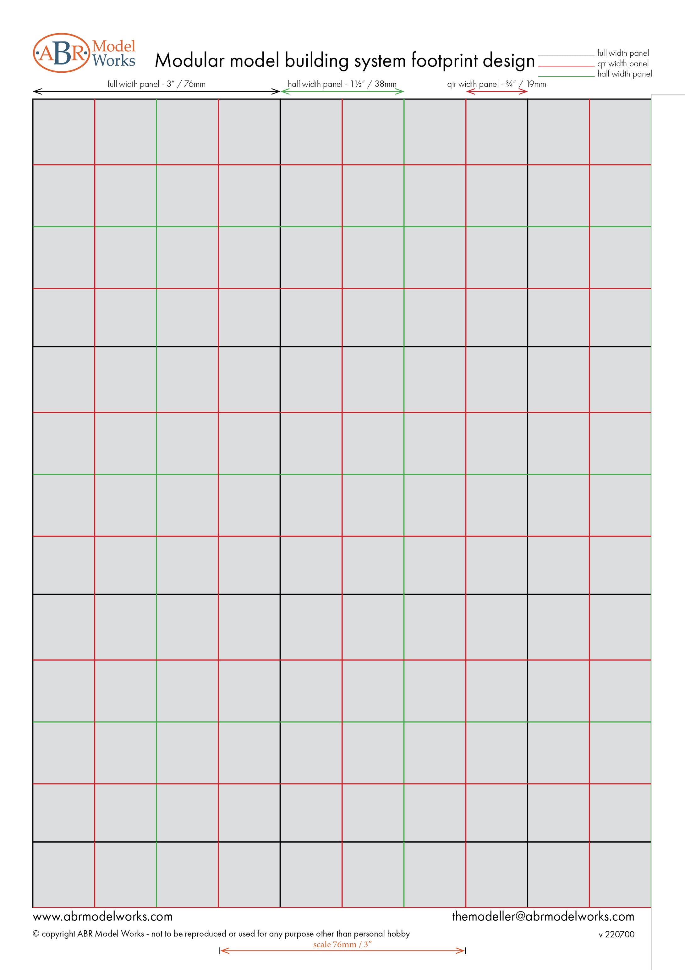 MMBSFGT - MMBS footprint grid template