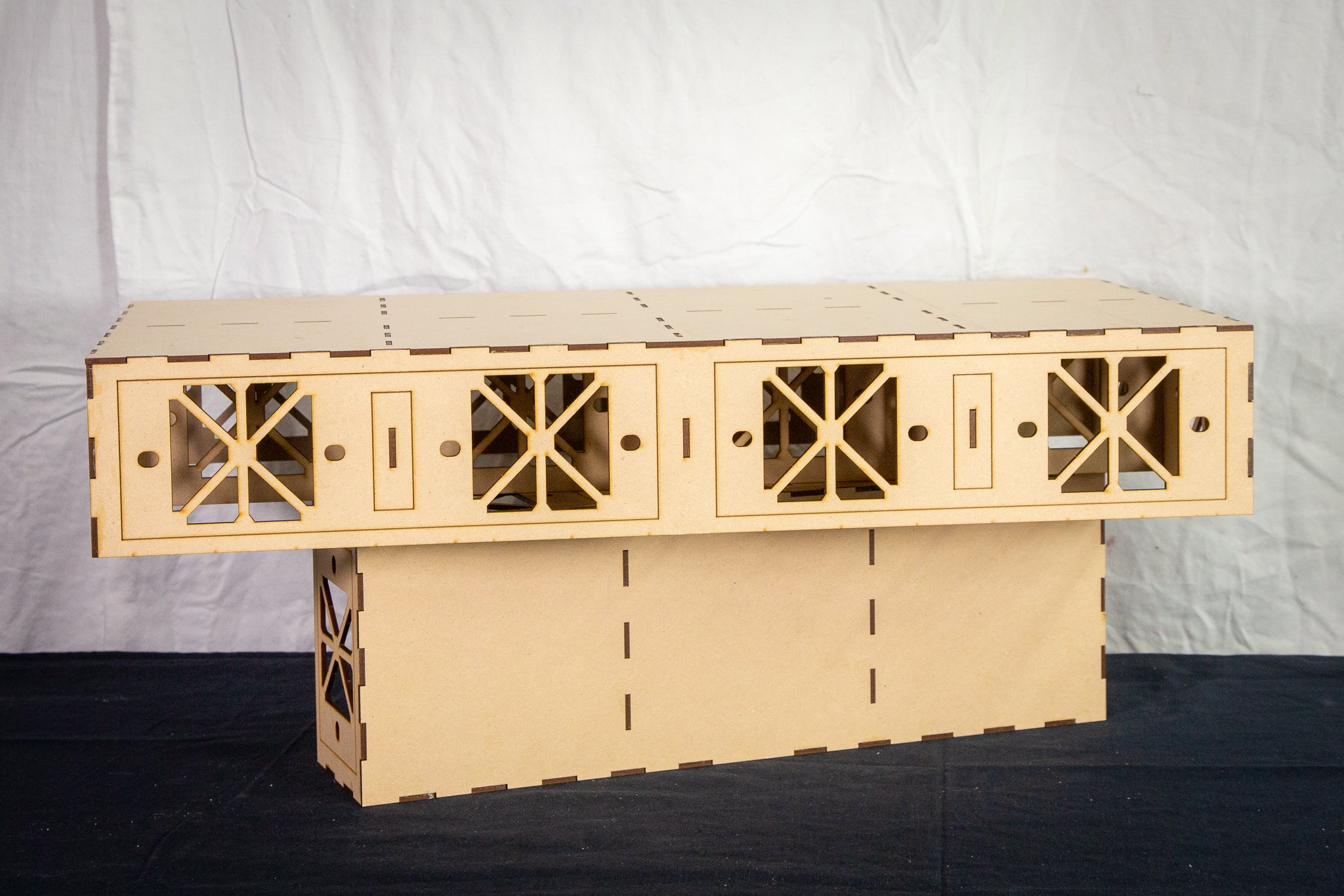Model Base Unit Base module section for model railroad baseboard – 300mm x 600mm – ABR ...