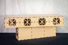 Load image into Gallery viewer, Desktop model railroad baseboard kit – 600mm long x 300mm wide
