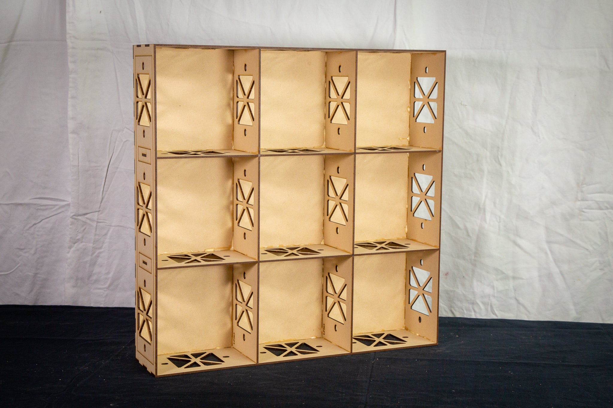 Model Base Unit Base module section for model railroad baseboard – 450mm x 450mm – ABR ...
