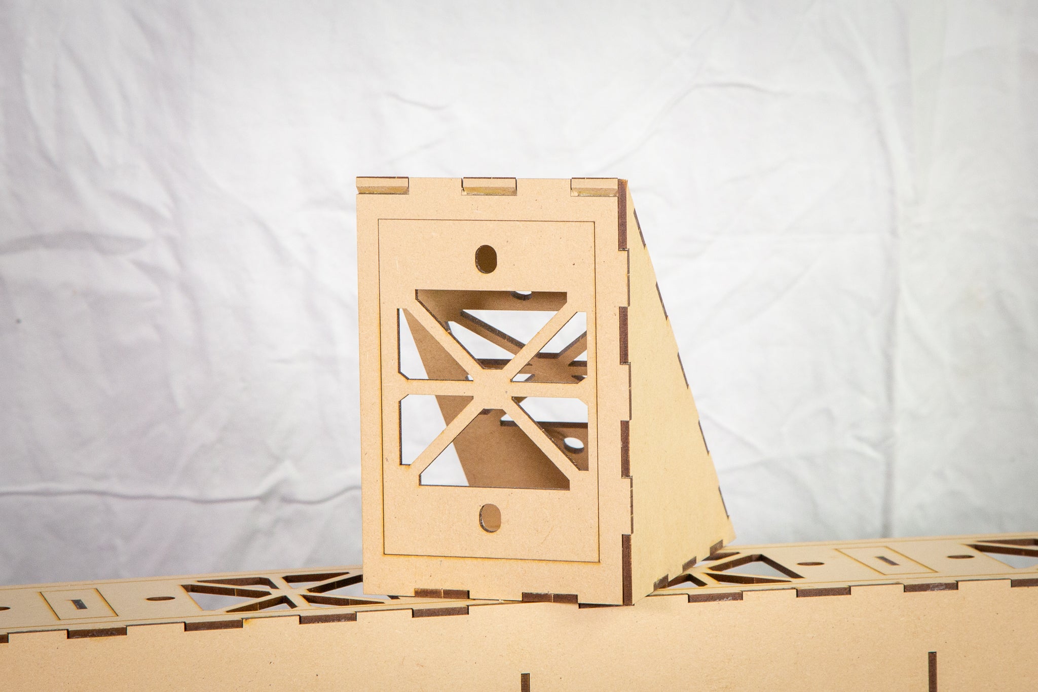 Corner Module Train Base module section for model railroad baseboard 45 degree corner kit ...