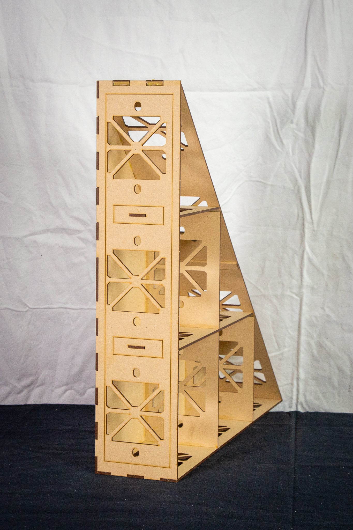 Base module section for model railroad baseboard 45 degree corner kit ...