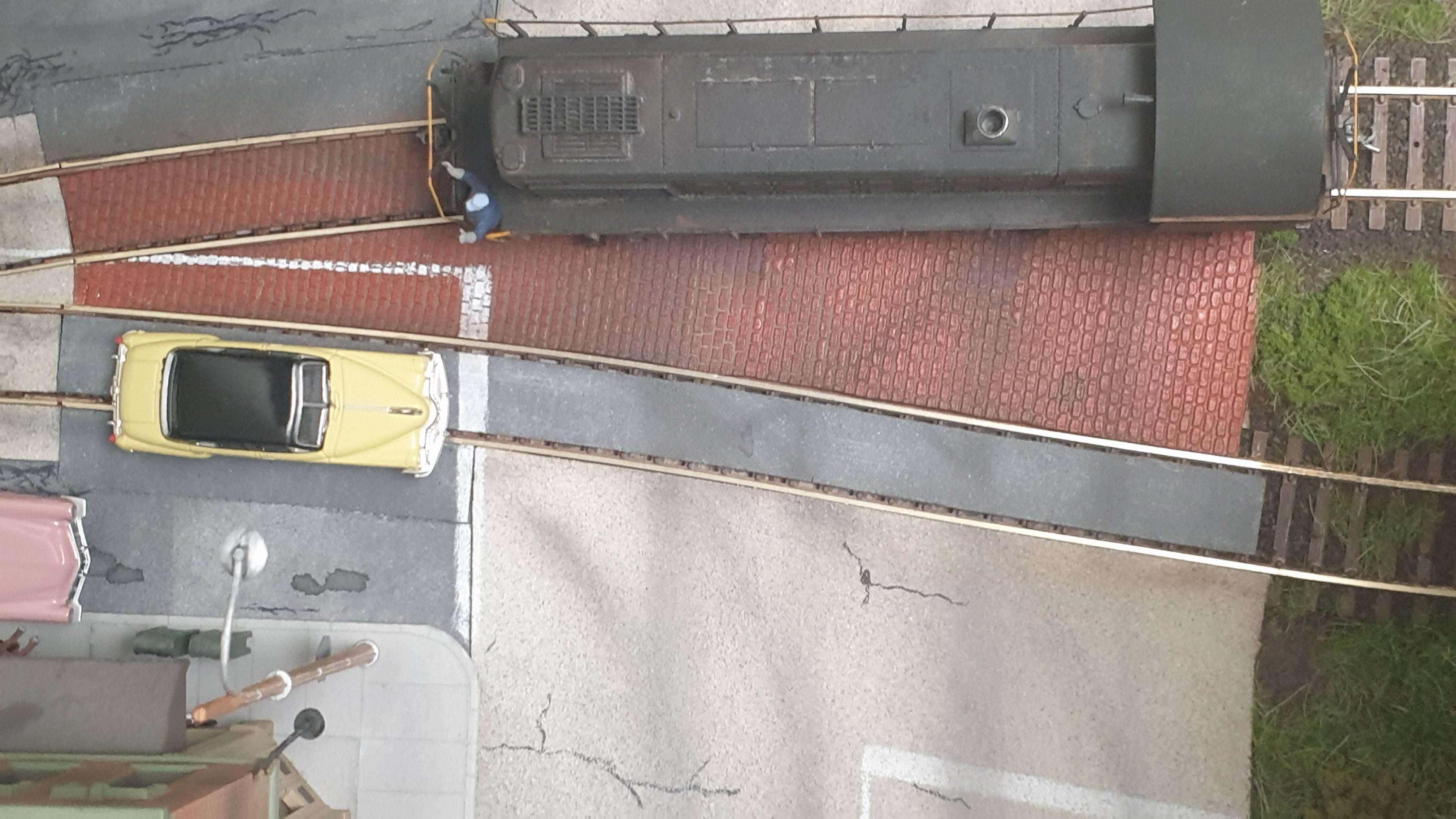Road crossing flex track insert 6mm spaced curve cut – ABR Model Works